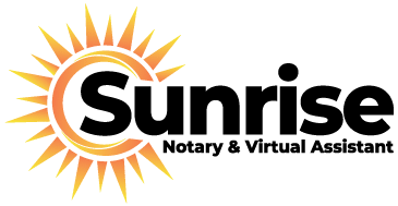 sunrise notary & virtual assistant logo
